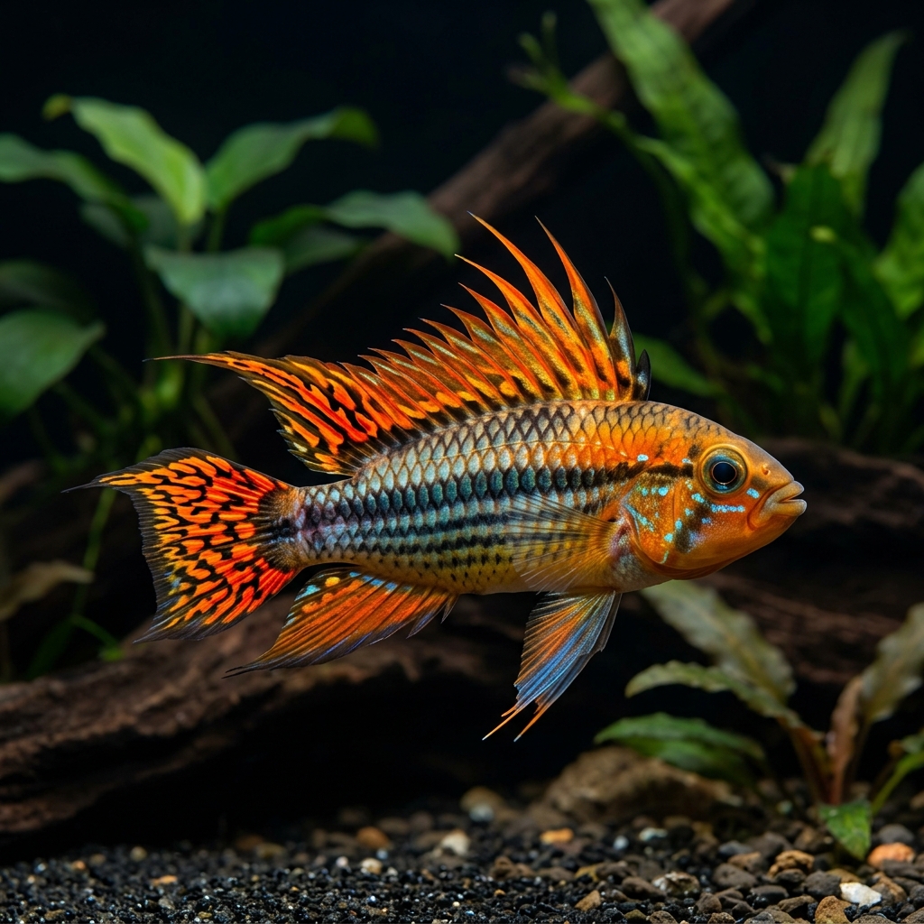 Cockatoo Dwarf Cichlid