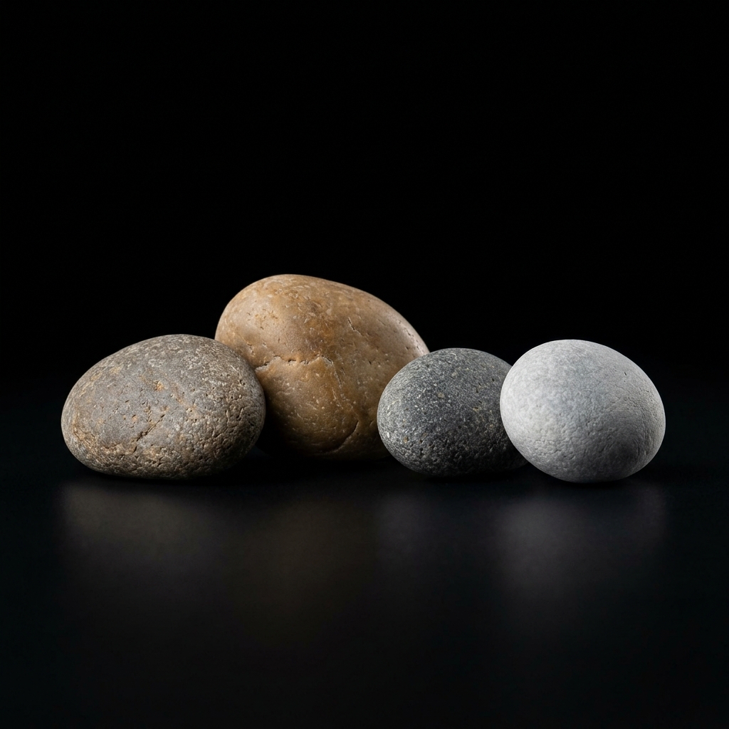 Natural River Stones — 2 lb Bag